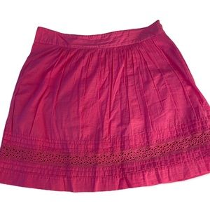 LOFT Pink Pleated Skirt 4
